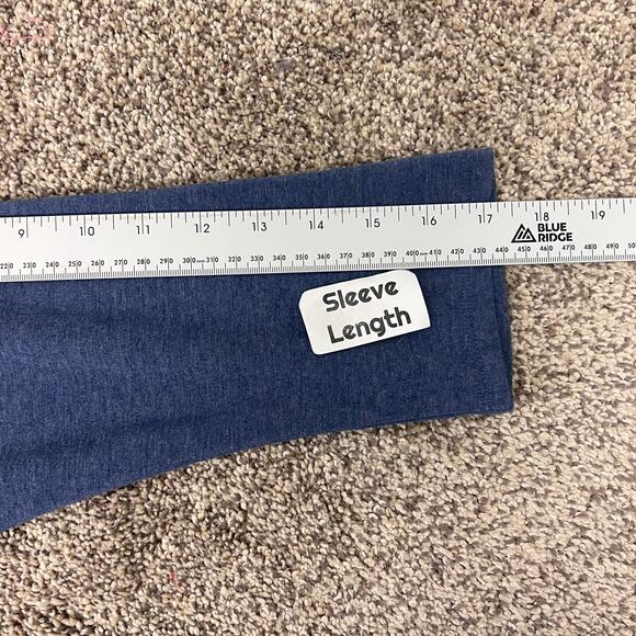 TORRID Women's 1X‎ (1) Blue Heather Half Sleeve Jersey Surplice Faux Wrap Dress - Picture 8 of 10